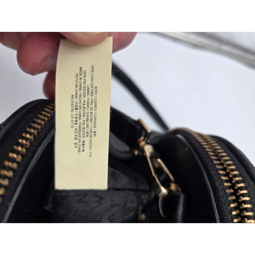 Kate Spade Kalen Chester Street Black Leather Satchel Crossbody Bag WKRU4074